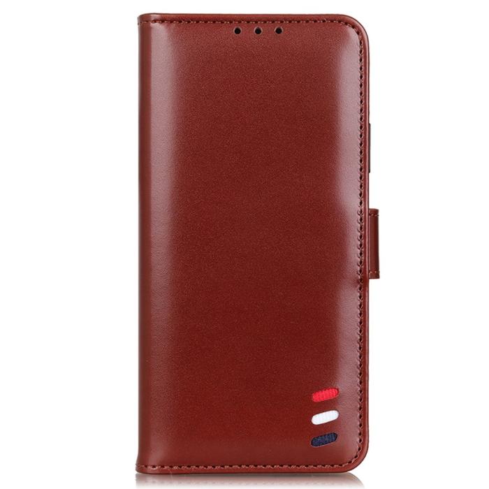 Bild 2,  Samsung Galaxy S22 Ultra Fodral Tri-Color Brun