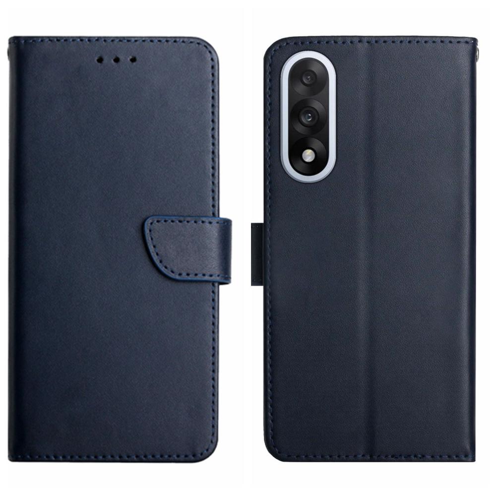 OnePlus Nord 5 5G Fodral Äkta Läder Mörk Blå