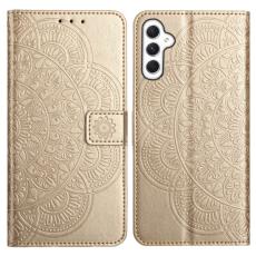  Samsung Galaxy A16 / A26 5G Fodral Mandala L&auml;der Guld