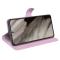  Google Pixel 8 Pro Fodral Litchi Textur Ljus Rosa