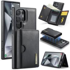 DG.MING DG.MING Galaxy S25 Ultra 2in1 Skal Magnetiskt Kortfack Svart