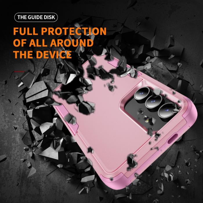 Bild 2,  Samsung Galaxy S25 Skal Extreme Shockproof Hybrid Rosa