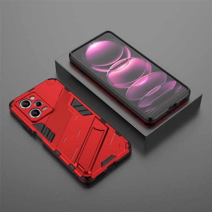 Bild 6,  Xiaomi Redmi Note 12 Pro 5G Skal Hybrid Kickstand Röd