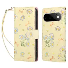  Google Pixel 11/11 Pro Fodral Med Tryck Blommor Gul