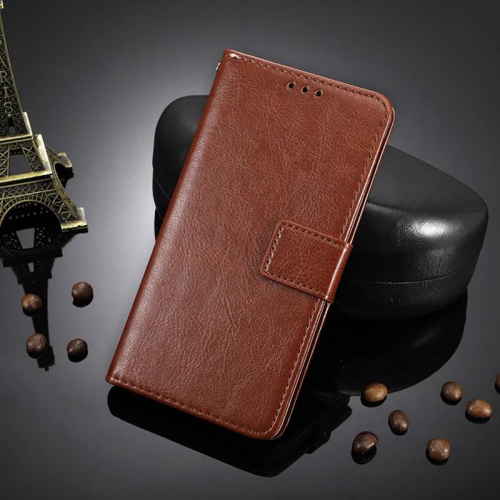 Bild 2,  Sony Xperia 1 VII Fodral Crazy Horse Läder Brun