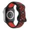 ColorPop Sportarmband Dual-Color Apple Watch 42/41/40/38 mm (M/L) Svart/Röd