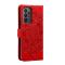  Samsung Galaxy A24 5G Fodral Mandala Läder Röd