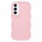 Samsung Galaxy S25 Plus Mobilskal Wavy Ljus Rosa