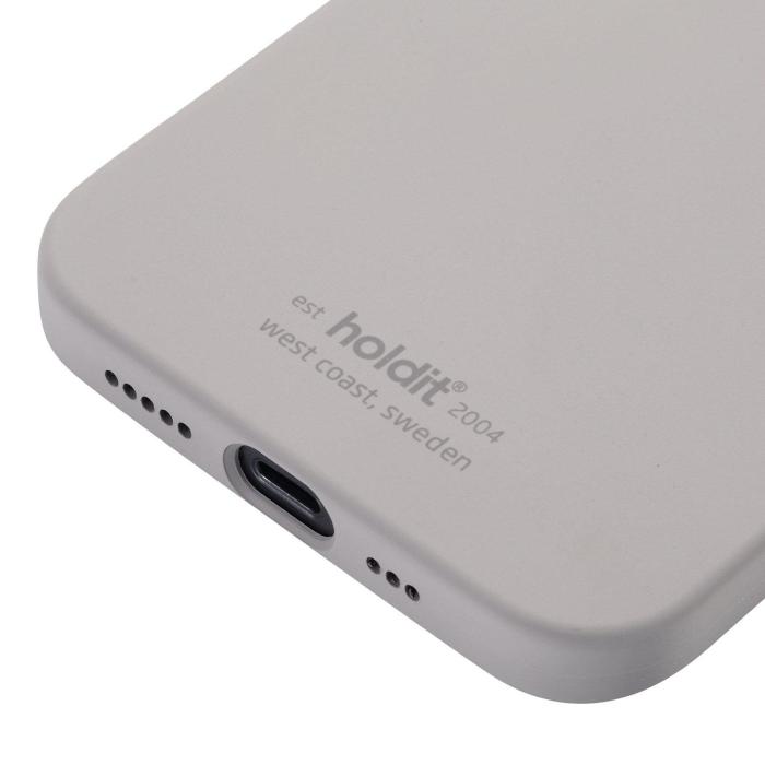 Bild 5, holdit iPhone 12/12 Pro - holdit Mobilskal Silikon - Taupe