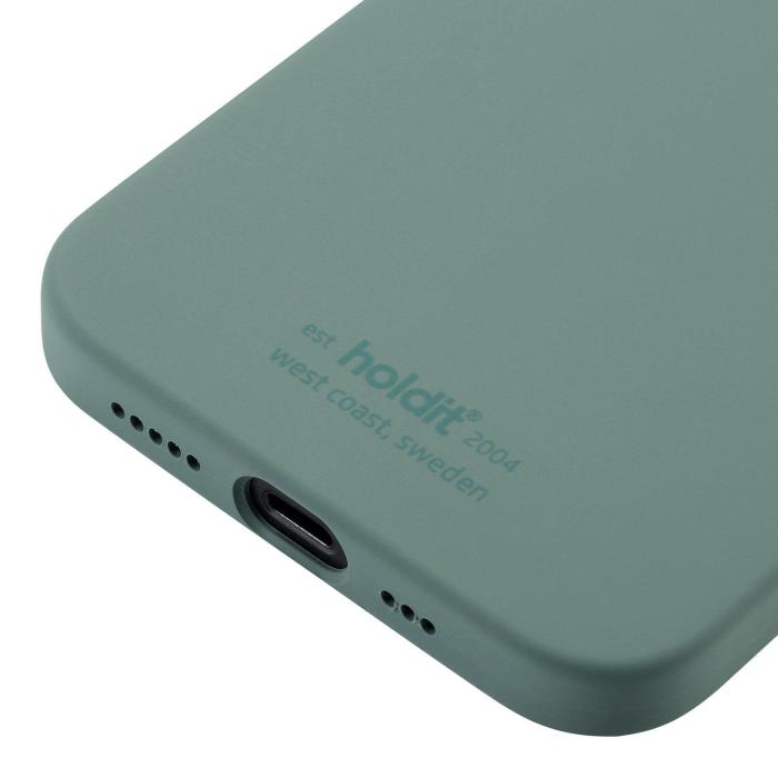 Bild 5, holdit iPhone 12/12 Pro - holdit Mobilskal Silikon - Moss Green