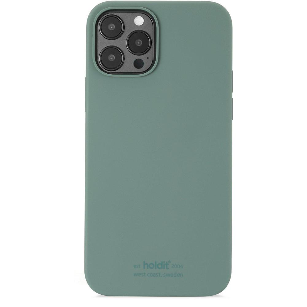 holdit iPhone 12/12 Pro - holdit Mobilskal Silikon - Moss Green
