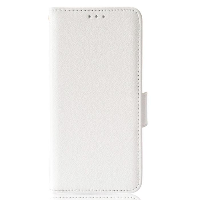 Bild 2,  Xiaomi Redmi Note 11 Pro 5G Fodral Litchi Textur Vit