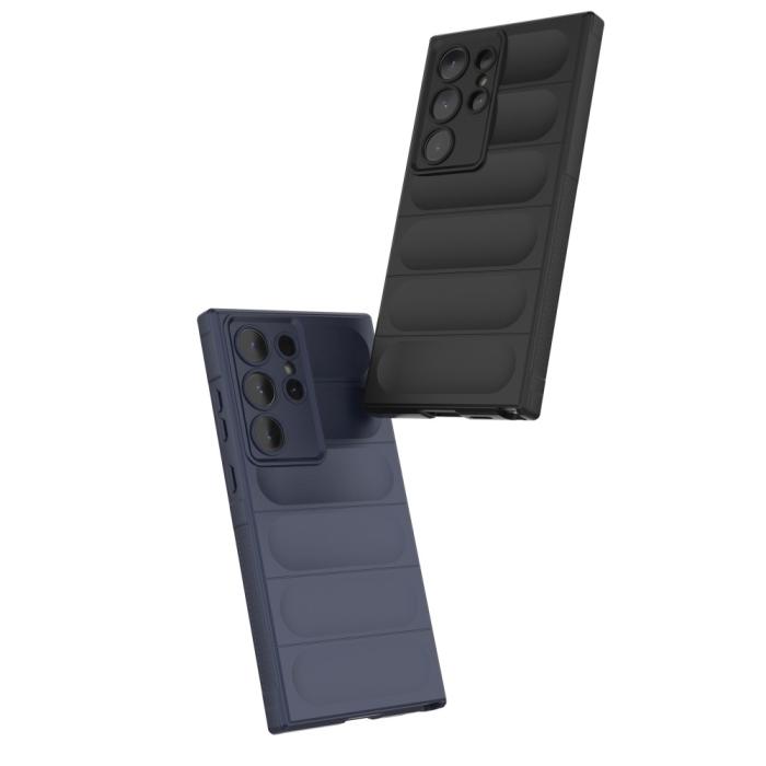 Bild 6,  Samsung Galaxy S24 Ultra Skal Magic Shield Ljus Grå