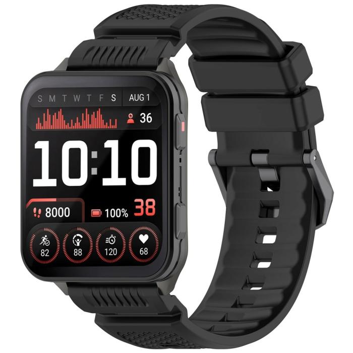 Bild 2,  Garmin Venu X1 Klockarmband Silikon Svart