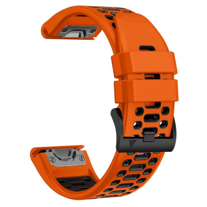 Bild 2,  Klockarmband 26 mm Dual-Color Robust Orange/Svart