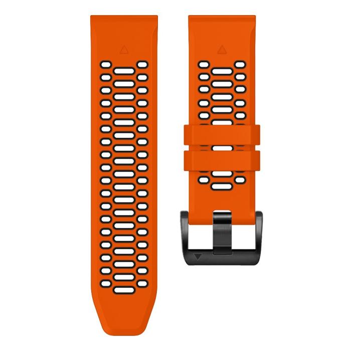 Bild 3,  Klockarmband 26 mm Dual-Color Robust Orange/Svart