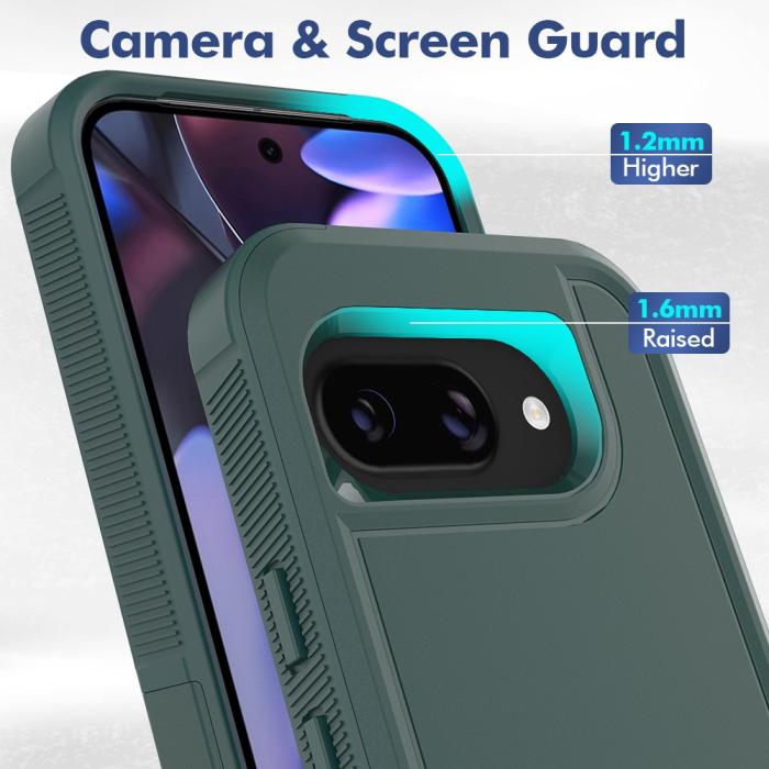 Bild 3,  Google Pixel 9a Skal Extreme Shockproof Hybrid Grön