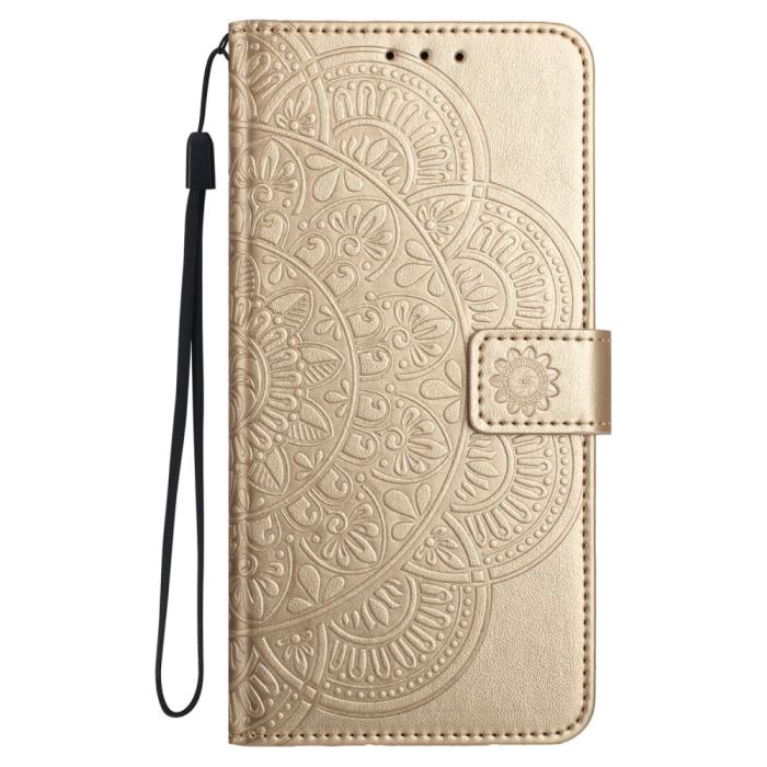 Bild 6,  Samsung Galaxy A16 / A26 5G Fodral Mandala Läder Guld