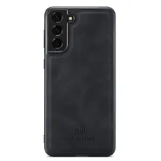 DG.MING DG.MING Samsung Galaxy S22 Plus Skal L&auml;derbelagt Svart