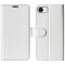  iPhone 17e / 16e Fodral Crazy Horse Läder Vit