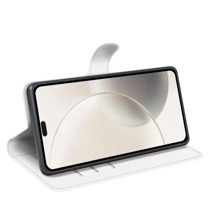 Bild 6,  Honor 400 Smart Fodral Litchi Läder Vit
