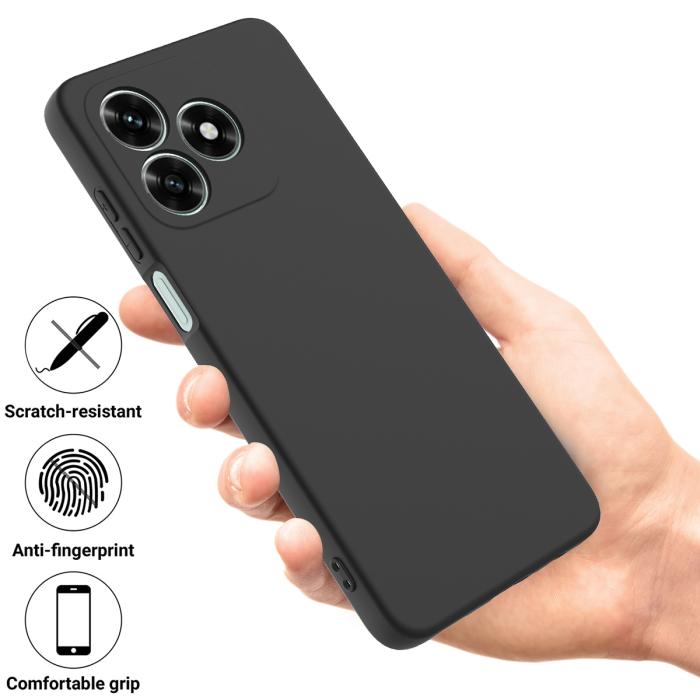 Bild 2,  Honor X5c Plus Skal Liquid Silikon Svart
