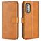  Motorola Moto G51 Fodral PU Läder Brun