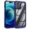  iPhone 16 Pro Max Skal Shockproof Hybrid Armor Mörk Blå