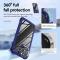  iPhone 16 Pro Max Skal Shockproof Hybrid Armor Mörk Blå