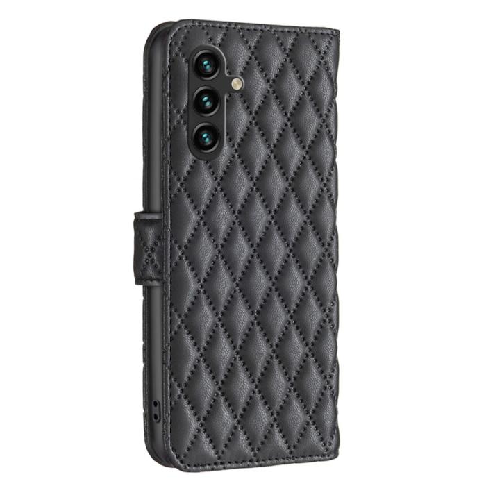 Bild 5,  Samsung Galaxy A55 5G Fodral Diamond Läder Svart