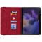  Samsung Galaxy Tab A11 Plus Fodral Butterfly Flower Röd