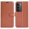  Xiaomi Redmi 15 Fodral Litchi Läder Brun