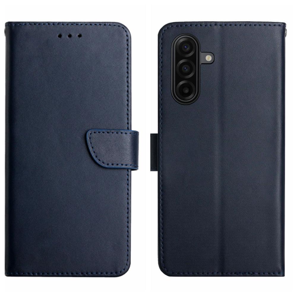  Samsung Galaxy S26 Plus Fodral Äkta Läder Blå