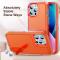  iPhone 14 Pro Max Skal 3in1 Shockproof Xtreme Transparent/Orange
