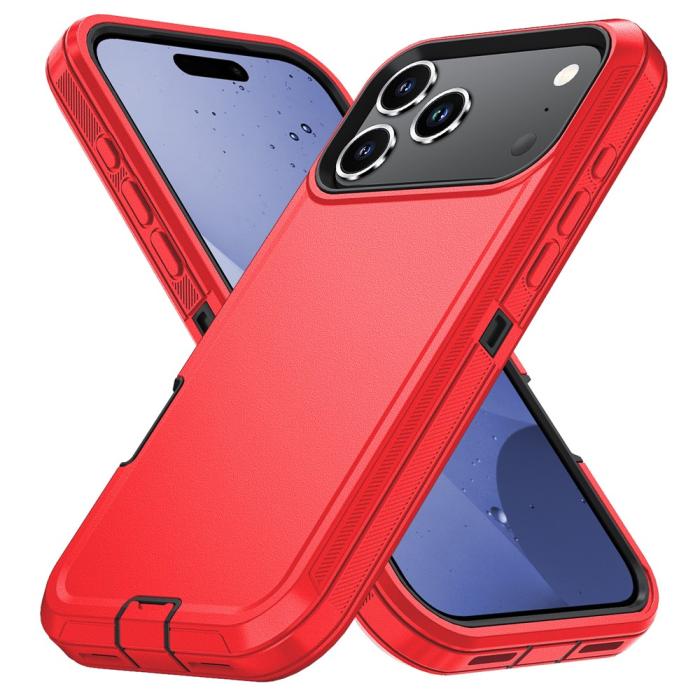 Bild 4,  iPhone 17 Pro Skal Extreme Shockproof Hybrid Röd