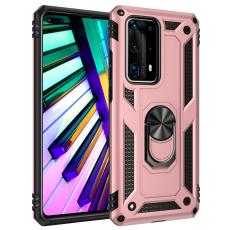  Huawei P40 - St&ouml;tt&aring;ligt Ring Skal - Ros&eacute;guld