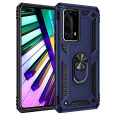  Huawei P40 - St&ouml;tt&aring;ligt Ring Skal - M&ouml;rk Bl&aring;