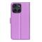  Motorola Moto G56 5G Fodral Litchi Läder Lila