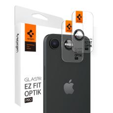Spigen Spigen iPhone 17e / 16e 2-PACK Linsskydd GLAS.tR Optik Svart