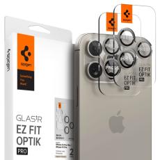 Spigen Spigen iPhone 16/15/14 Pro/Pro Max 2-PACK Linsskydd GLAS.tR "Ez Fit"