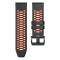  Klockarmband 26 mm Dual-Color Robust Svart/Röd