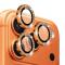 NORTHJO NORTHJO iPhone 17 Pro/17 Pro Max Linsskydd Strass Orange