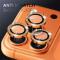 NORTHJO NORTHJO iPhone 17 Pro/17 Pro Max Linsskydd Strass Orange