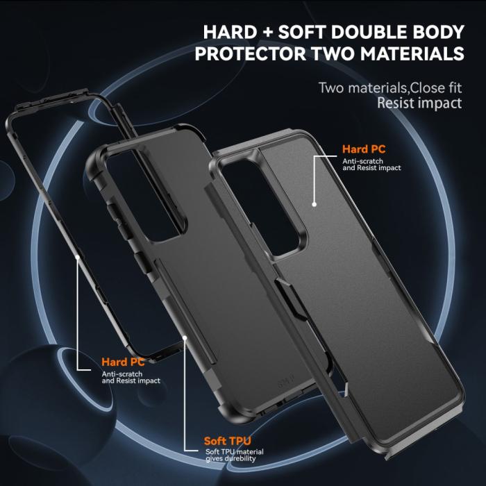 Bild 5,  Samsung Galaxy S25 Skal Extreme Shockproof Hybrid Svart