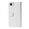  iPhone 17e / 16e Fodral Crazy Horse Läder Vit