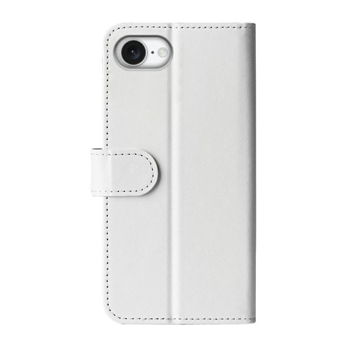Bild 6,  iPhone 17e / 16e Fodral Crazy Horse Läder Vit