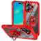  iPhone 16 Plus Skal Shockproof Ring Hybrid Röd