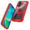  iPhone 16 Plus Skal Shockproof Ring Hybrid Röd