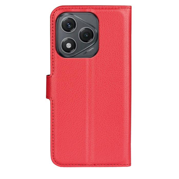 Bild 3,  Honor 400 Smart Fodral Litchi Läder Röd