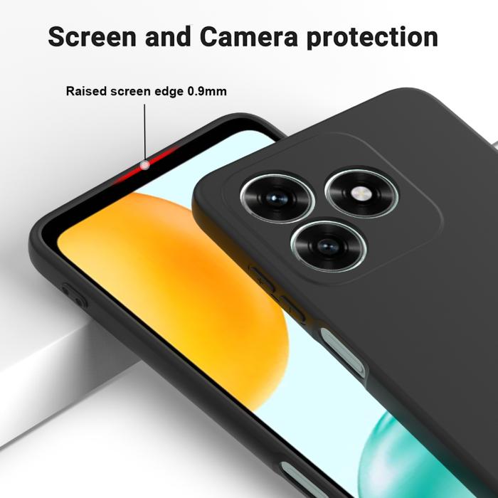 Bild 4,  Honor X5c Plus Skal Liquid Silikon Svart